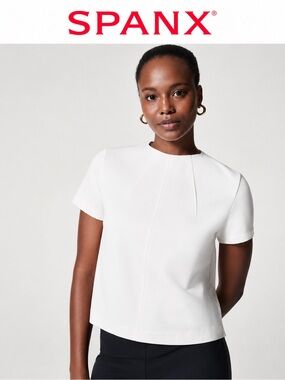 SPANX AirEssentials White Cap Sleeve Top 3X